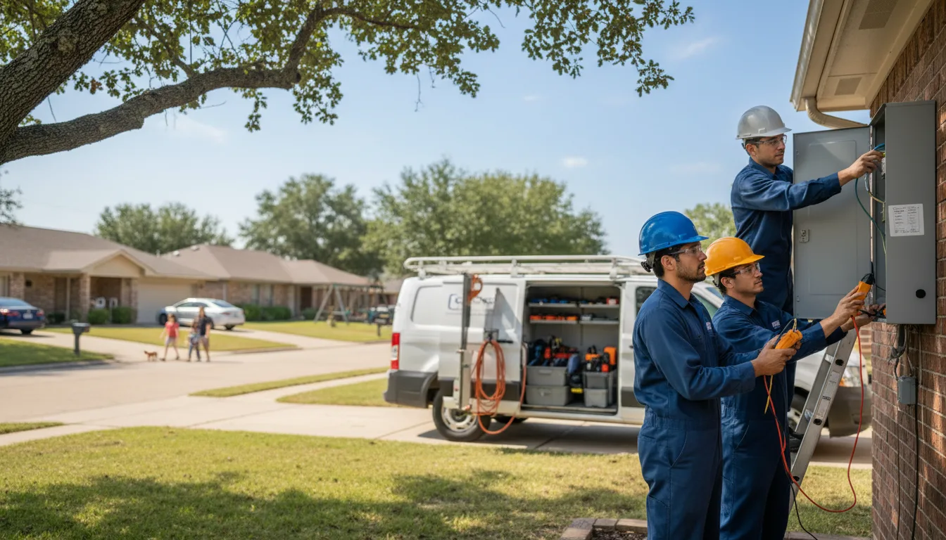 Certified electrician providing emergency electrical services in San Ygnacio, TX